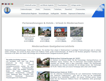 Tablet Screenshot of niedersachsen-gastgeber.com